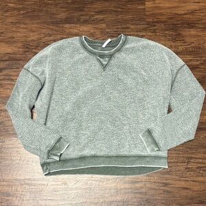 Z-Supply Green Inside out crew neck